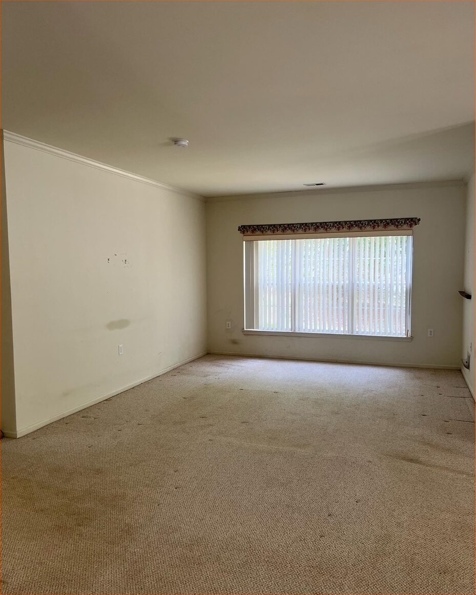Room cleared ready for the new owners