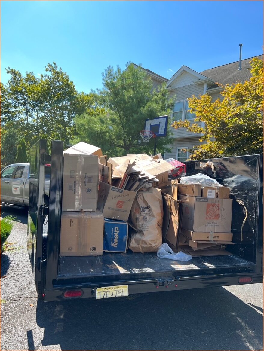 Junk removal job carried out by the ExtraHands ASAP crew
