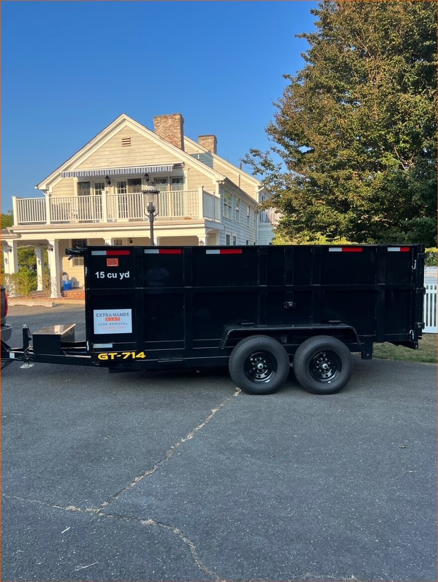 Furniture load, curbside pickup